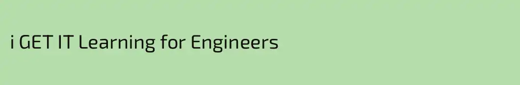 i GET IT Learning for Engineers